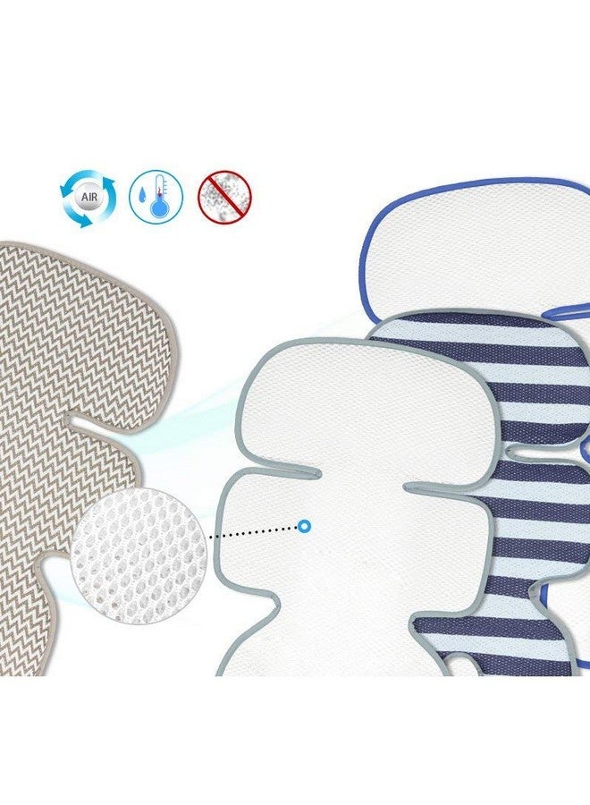 Manito Clean Basic 3D Mesh Seat Pad/Cushion/Liner for Stroller and Car Seat (Dot Grey) - Image 3