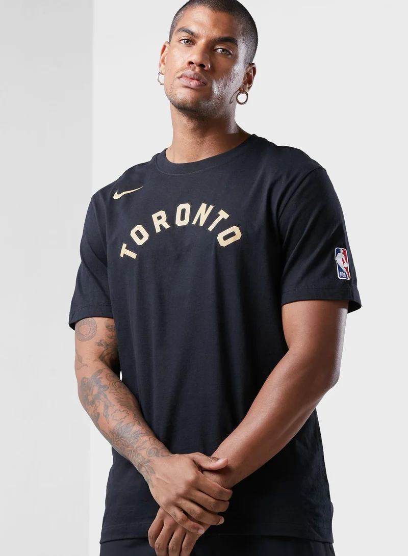 Nike Toronto Raptors City Edition Logo T-Shirt