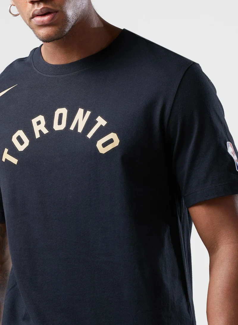Nike Toronto Raptors City Edition Logo T-Shirt
