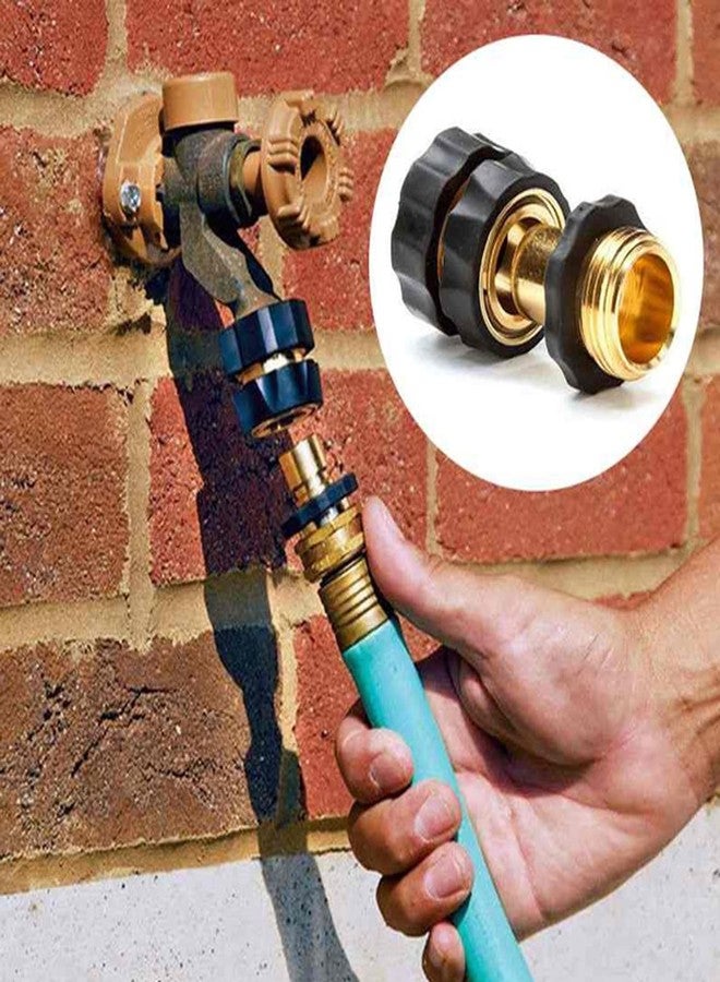 Xiny Tool 3/4 Inch Garden Hose Quick Connect, Quick Connect Garden Hose Fittings, Male and Female Water Quick Release Hose Connector, 6 Set - Image 4