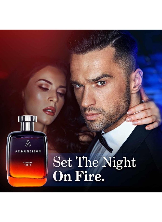 Ustraa Ammunition Cologne - 100ml | Fresh, Spicy, Musky Perfume for Men | Long-lasting Fragrance | Sophisticated & Exotic Scent of the Night | Masculine Aroma for Special Occasions - Image 5
