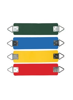 JSAITOYS 4 Piece Heavy Duty Colorful Children Playground Garden Outdoor Hanging EVA Durable Plastic Swing Seat Chair  - Image 1