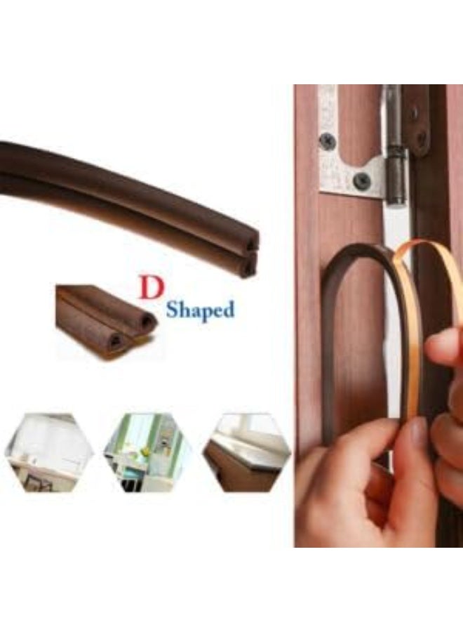 Rubber soundproofing, dustproofing, and insect-proofing seal for doors and windows,Size: 2.5 meters - Image 4