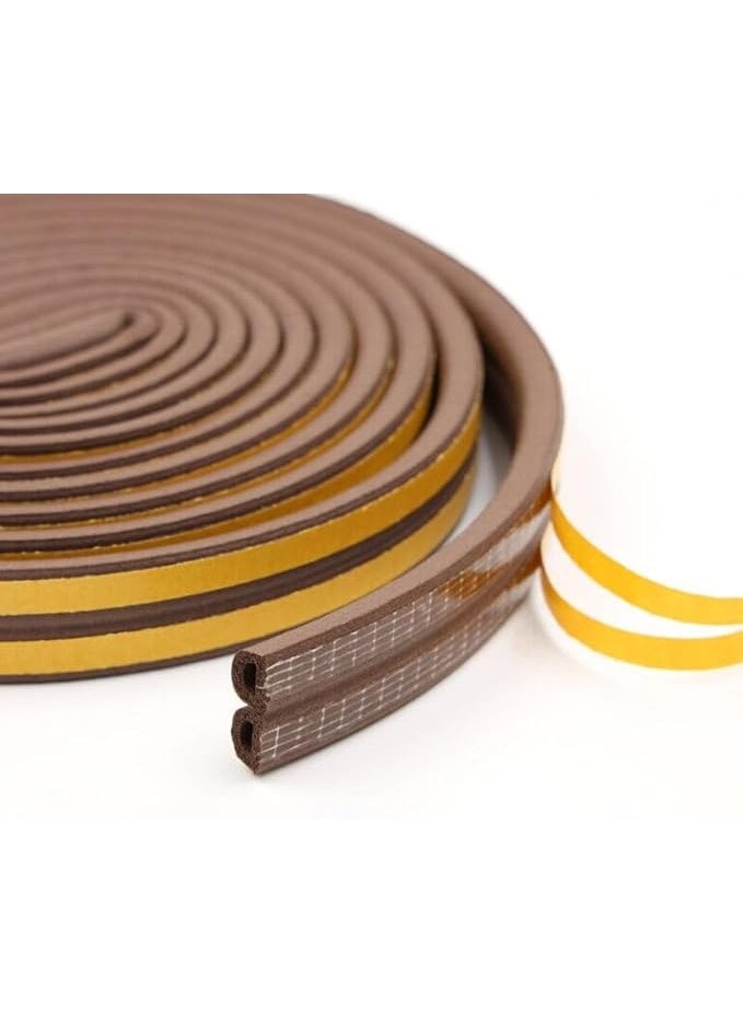 Rubber soundproofing, dustproofing, and insect-proofing seal for doors and windows,Size: 2.5 meters - Image 1