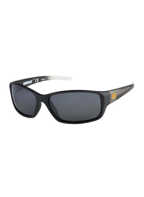 Men CTS-Sensor Wrap Polarized Sunglasses Black 62mm