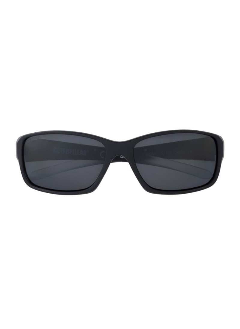 Men CTS-Sensor Wrap Polarized Sunglasses Black 62mm