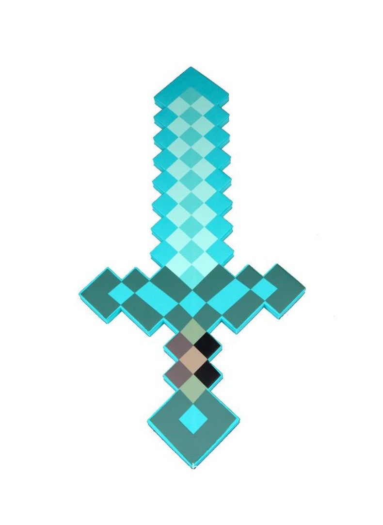 JUNYOUK Diamond Enchanted Sword Minecraft Toy For Kids Fans Players  - Image 1