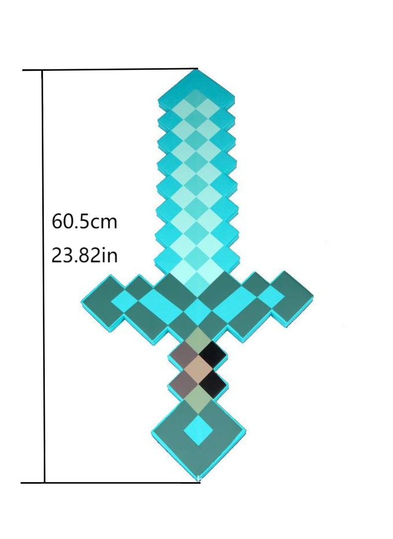 JUNYOUK Diamond Enchanted Sword Minecraft Toy For Kids Fans Players  - Image 4
