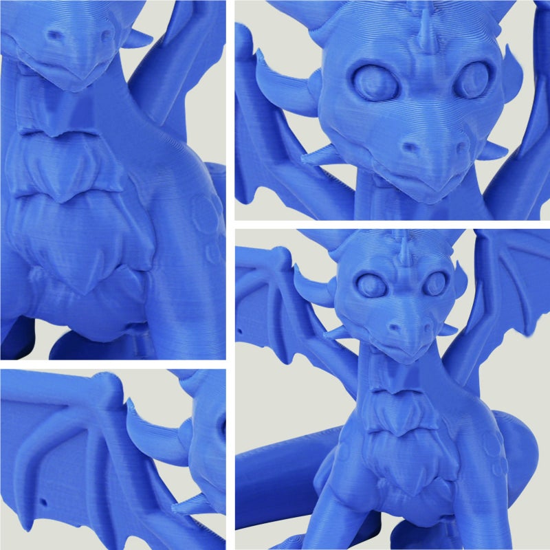 3D Printer Filament 1.75mm 1kg Blue: High-Speed Printing, Sustainable Recycled Cardboard - Impeccable Surface Quality 3D Printing Filament for Most 3D Printers - Image 4