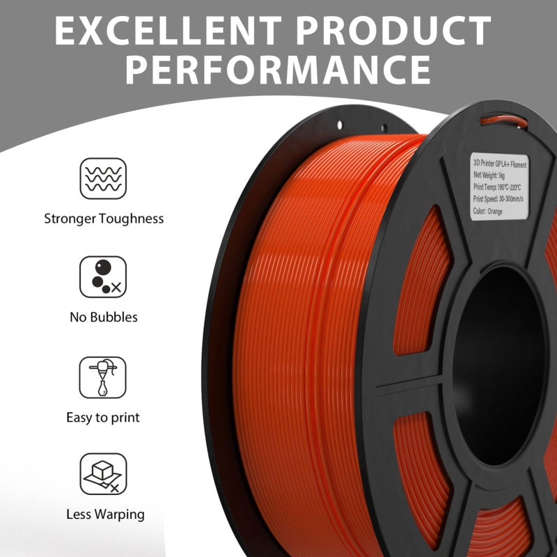 3D Printer Filament 1.75mm 1kg Blue: High-Speed Printing, Sustainable Recycled Cardboard - Impeccable Surface Quality 3D Printing Filament for Most 3D Printers - Image 3