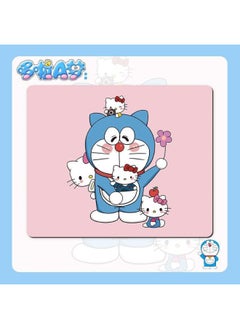Doraemon Mouse Mat Small Secondary Animation Cartoon Keyboard Computer Desk Mat Writing Desk Mat-Color:260*210mm3mm-Pattern:YX-326