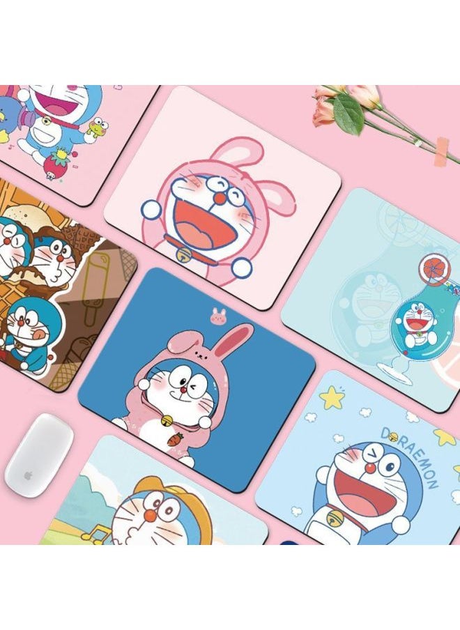 Generic - Doraemon Mouse Mat Small Secondary Animation Cartoon Keyboard Computer Desk Mat Writing Desk Mat-Color:260*210mm3mm-Pattern:YX-326 - Image 1