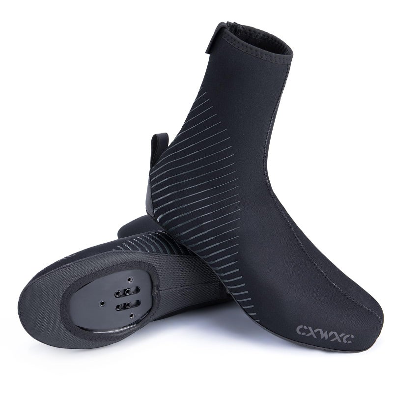 CXWXC Cycling Shoe Covers Cold Weather for Men Women - Waterproof Shoe Covers Winter Outdoor Sports - Rain Cycling Overshoes, Road/Mountain Bike Booties - Image 1