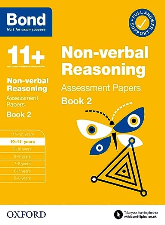 Bond 11+ Non-verbal Reasoning Assessment Papers 10-11 Years Book 2