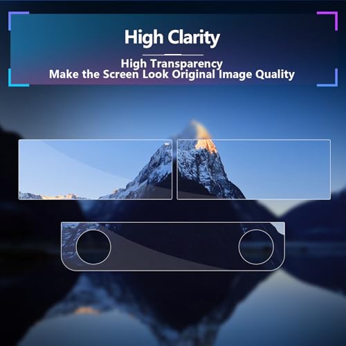 SXCY for 2025 Hyundai Tucson Screen Protector [6PCS Apart, Dash+GPS+AC] for 2025 Hyundai Tucson Accessories Curved Navigation&Instrument+AC Screen - Image 2