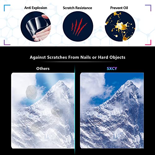 SXCY for 2025 Hyundai Tucson Screen Protector [6PCS Apart, Dash+GPS+AC] for 2025 Hyundai Tucson Accessories Curved Navigation&Instrument+AC Screen - Image 5