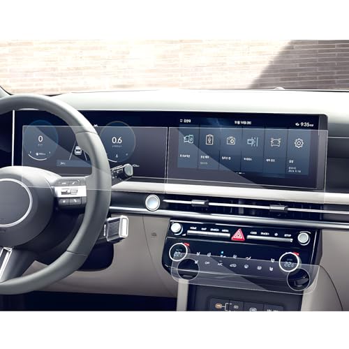 SXCY for 2025 Hyundai Tucson Screen Protector [6PCS Apart, Dash+GPS+AC] for 2025 Hyundai Tucson Accessories Curved Navigation&Instrument+AC Screen - Image 1