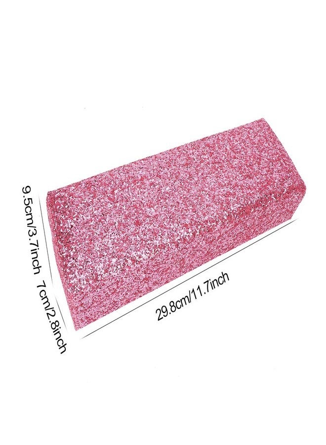 Rotekt Nail Art Hand Pillow, Shinning Sequins Nail Art Table Mat Cushion Pad Pillow Hand Holder Hand Rest Manicure Tool(03) - Image 4