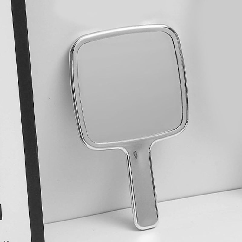 Handheld Mirror for Women Portable Small Makeup Mirror with Handle Silver Frame Cosmetic for Travel and Desk Use - Image 5