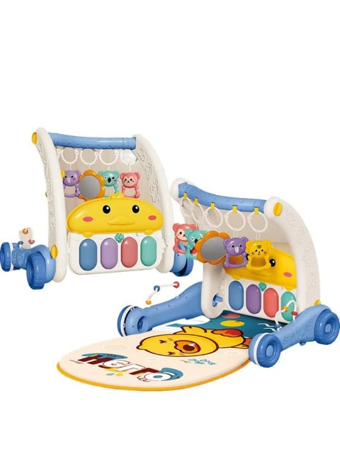 Piano Mat and Baby Walker - Play and Tummy Time (0-12 Months) (Product Code 6049) Blue