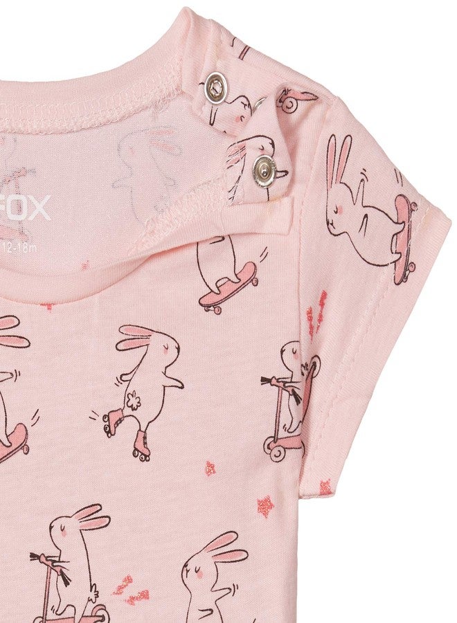 فوكس تيشيرت فوكس بيبي جيرل عادي (320517_PAST.PINK_18-24) - Image 2