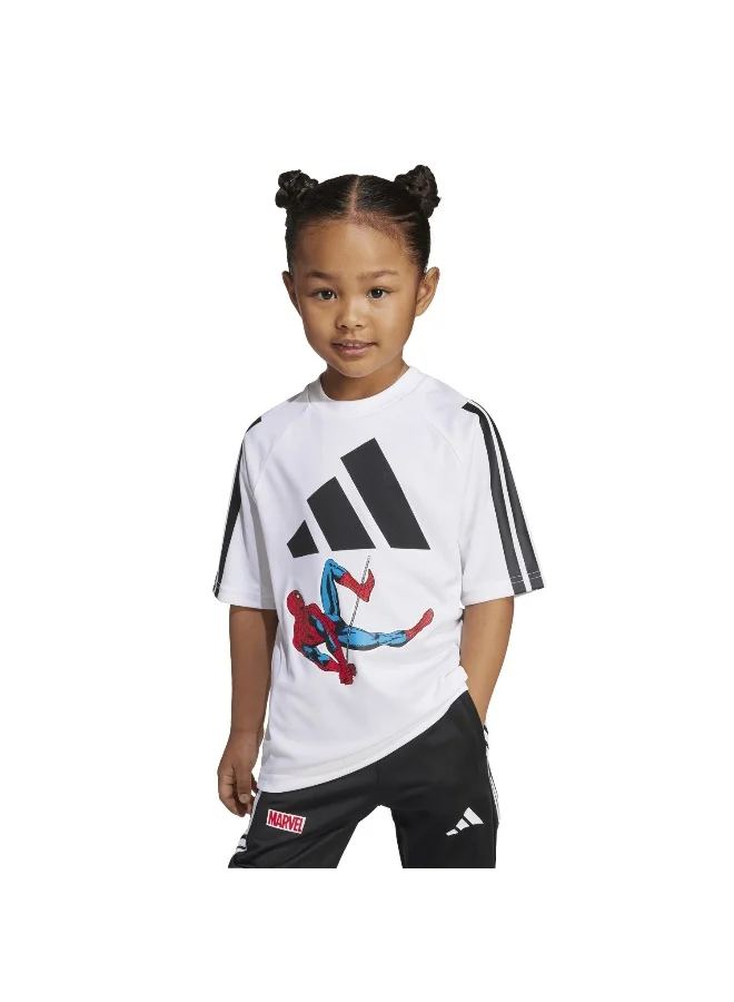 adidas Lk Mrvl Sm T White Training T-Shirts For Kids 18-24M