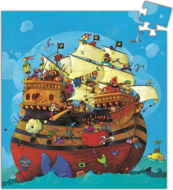 دجيكو Decorative Puzzle 54 Pieces/Barbarossa's Boat
