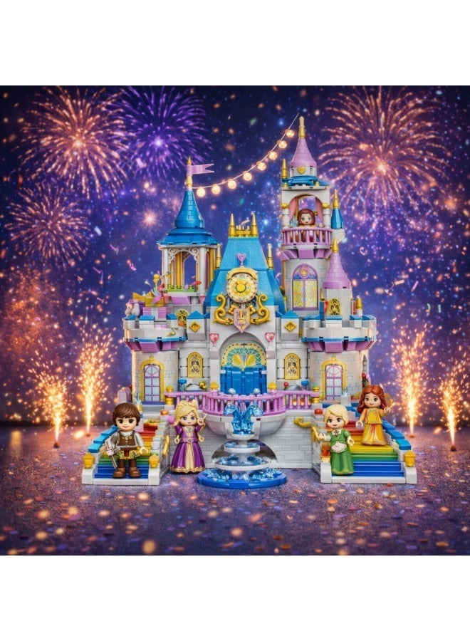 Qman Princess Celebration Castle Building Blocks Set for Kids – 1373 Pieces with 5 Mini Figures, Creative Construction Toy for Girls Ages 6+ - Image 5