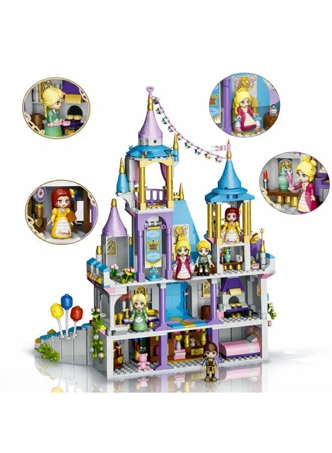 Qman Princess Celebration Castle Building Blocks Set for Kids – 1373 Pieces with 5 Mini Figures, Creative Construction Toy for Girls Ages 6+ - Image 4
