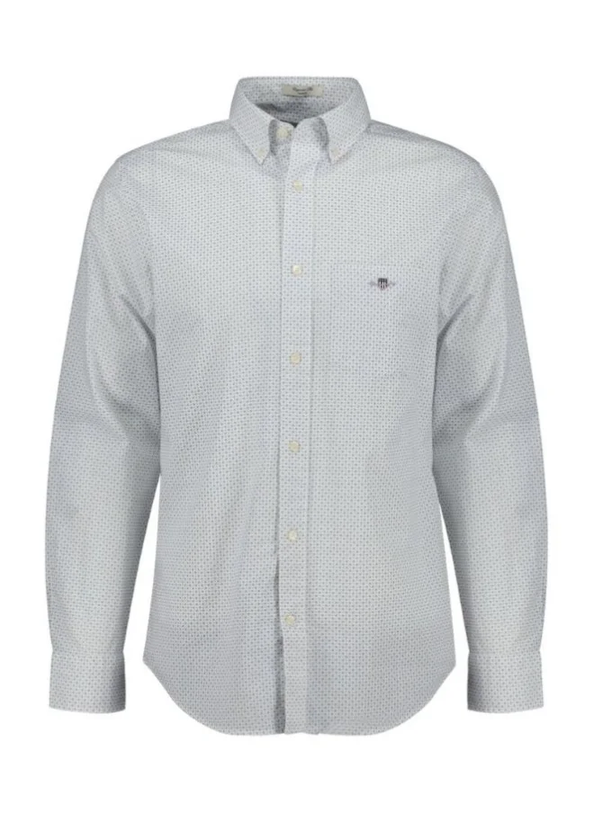 GANT Gant Regular Fit Micro Print Shirt