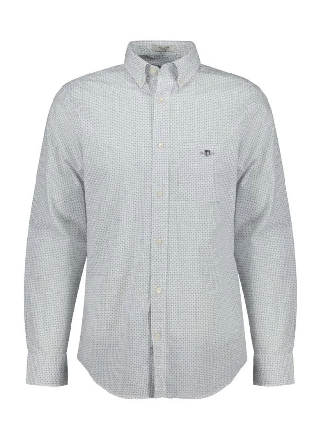 GANT Gant Regular Fit Micro Print Shirt