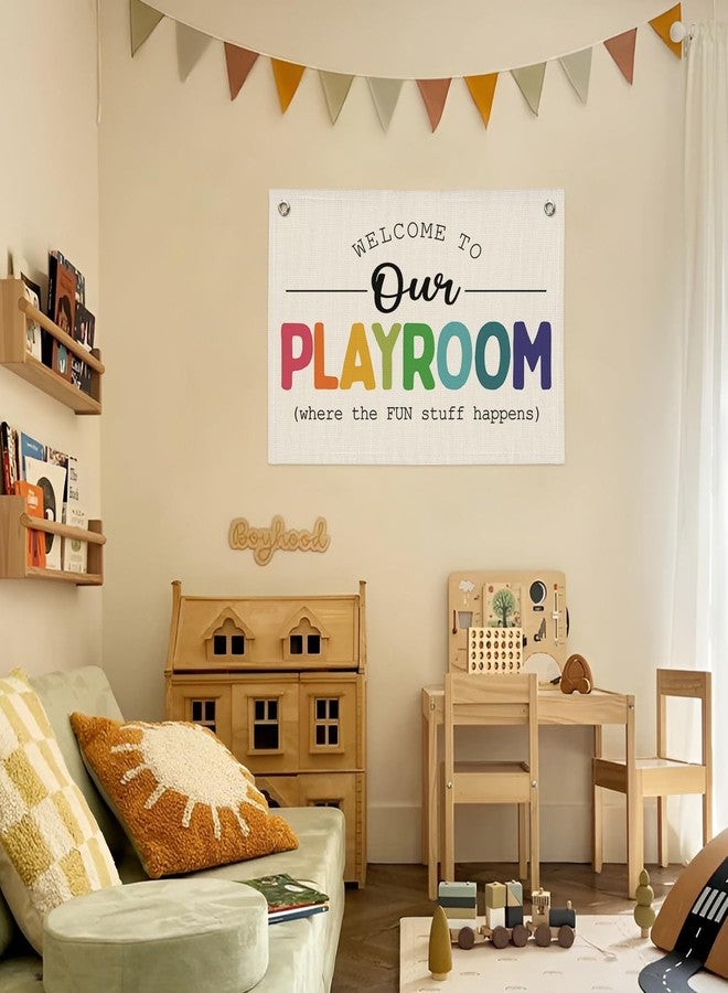PLKMN 363LH-banner-playroom Canvas Banner - Image 4