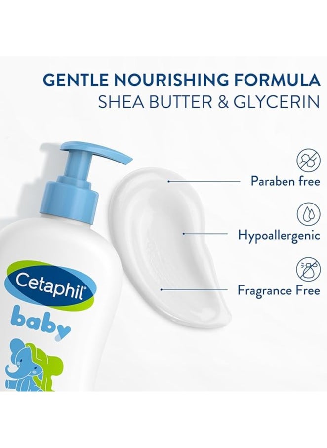 Cetaphil - Cetaphil Baby Daily Lotion,Face & Body Moisturizing Lotion for Sensitive Skin with natural Calendula,13.5 FL OZ (399ml) - Image 1