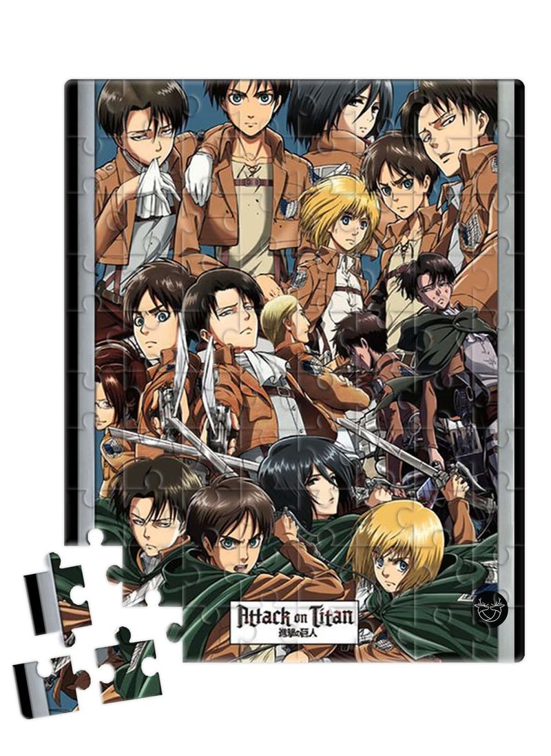 Reeman Design Puzzle printed with Attack on Titan design 