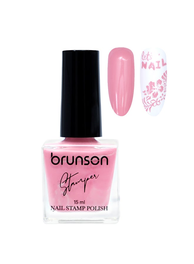 brunson Nail polish for stamping nail art Stamping Gel Polish UV Gel For Nail Stamping Plate Nail Art Stamping Polish Fingernail Manicure Print
 BNSTP021