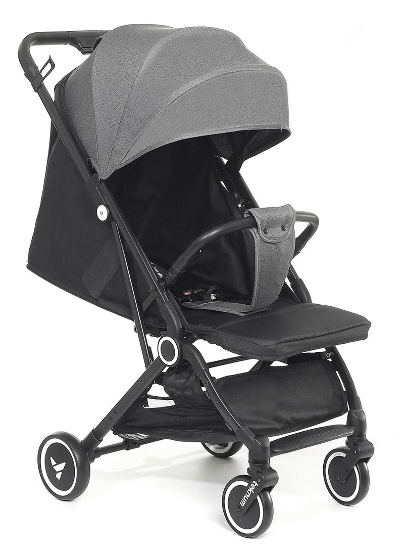 TEKNUM - Travel Cabin Stroller With Coffee Cup Holder - Grey - Image 1