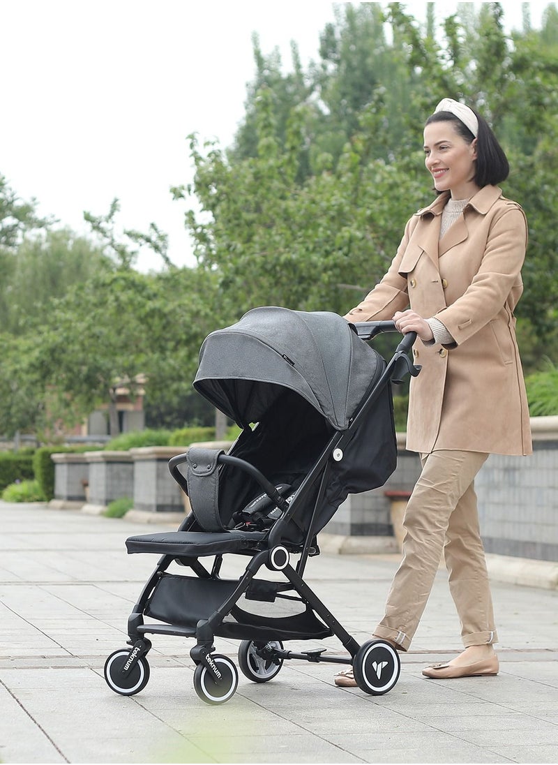 TEKNUM - Travel Cabin Stroller With Coffee Cup Holder - Grey - Image 1