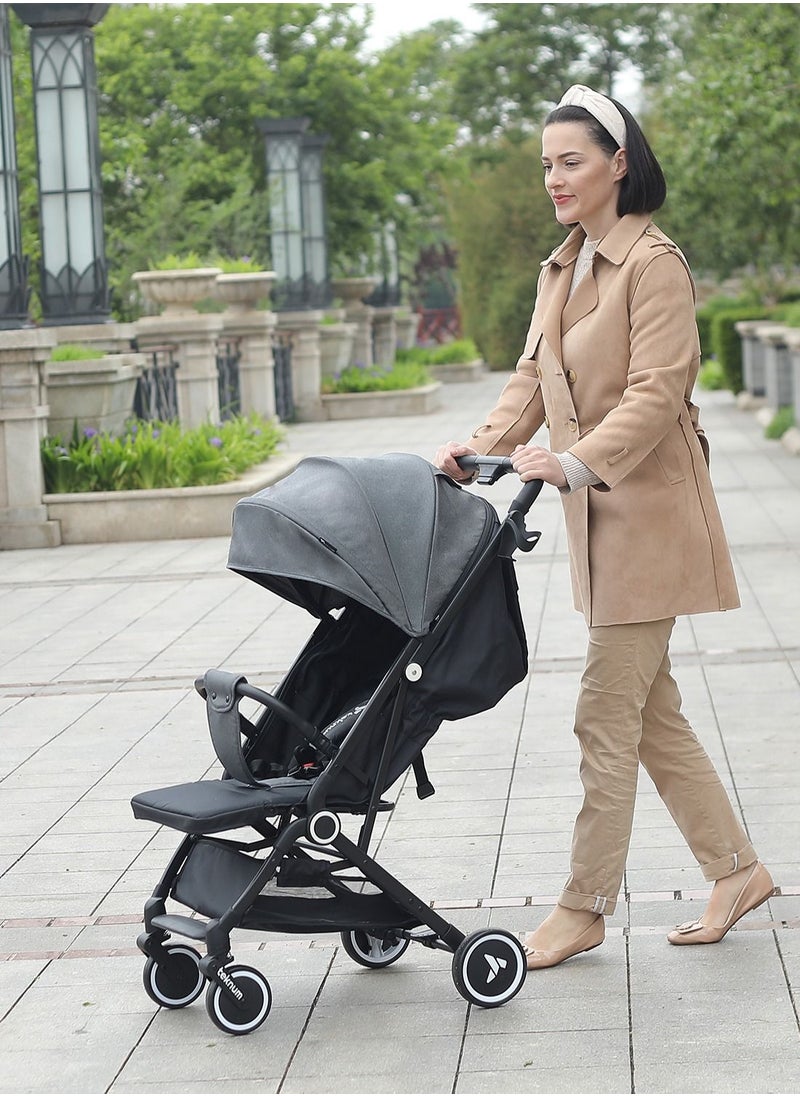 TEKNUM - Travel Cabin Stroller With Coffee Cup Holder - Grey - Image 1