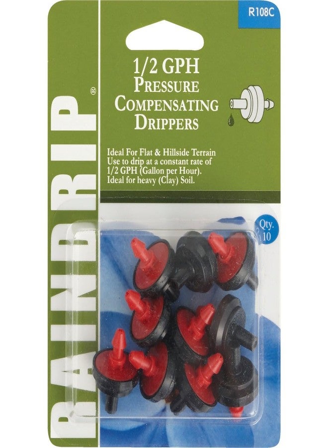 Raindrip R108CT 10-Count 1/2 GPH Drippers - Image 1