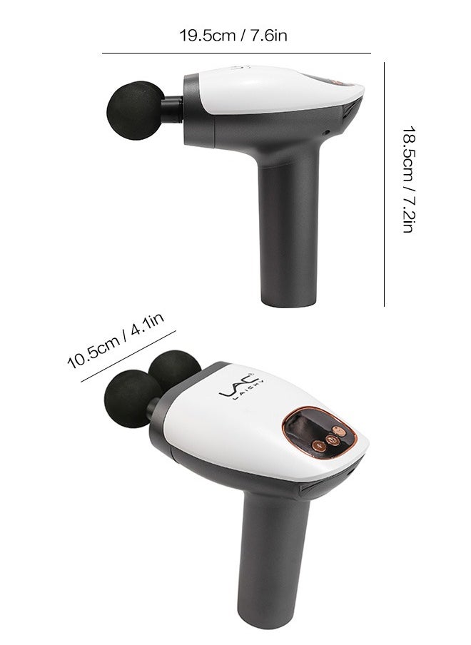 LAC LAICHY - Athlete's Percussion Muscle Massage Gun, Ultra Silent Portable Electric Sports Massager, Electric Back Massager, Handheld deep Tissue Massager - Image 1