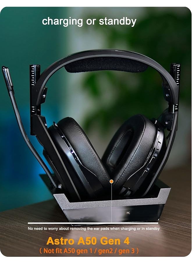 إيروريكس - وسائد أذن بديلة لـ Astro A50 Mod Kit Gen 4 Soccer Net وسائد أذن بديلة لـ Astro A50 Gen 4 وAstro A50X فقط المتانة والسمك وعزل الصوت سدادات أذن من قطعة واحدة مع مشبك - Image 1