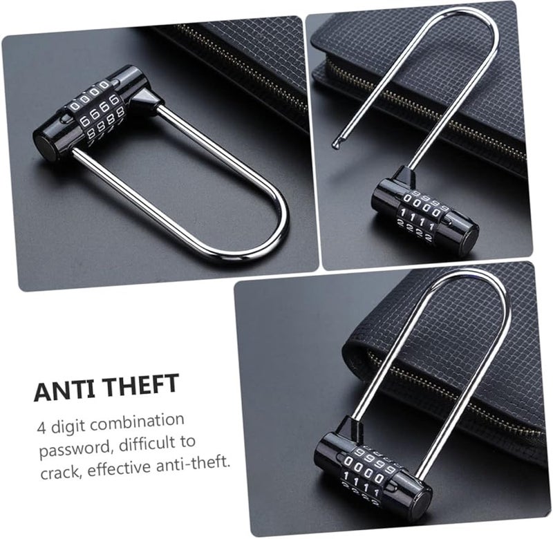 Artibetter Weatherproof Combination Padlock Long Shackle For Outdoor Gym Lockers Gates Toolboxes 1 Pack - Image 5
