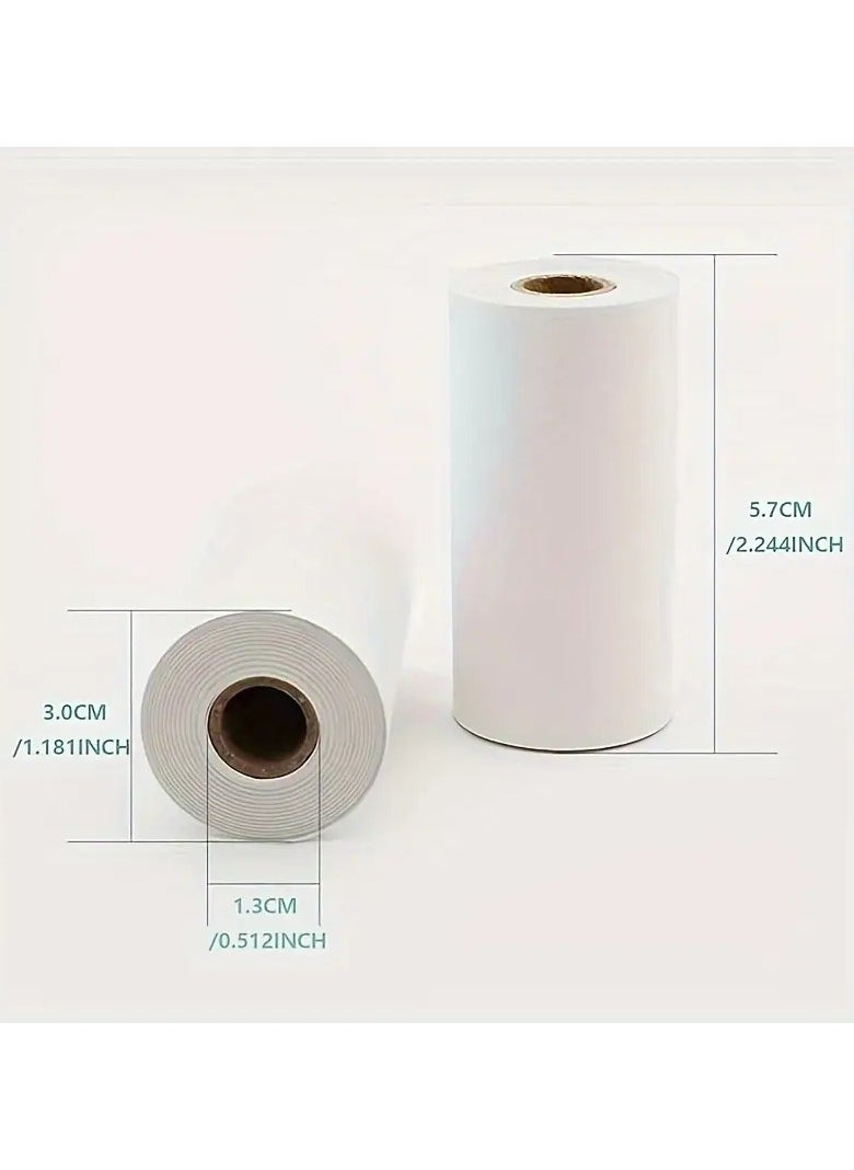 Generic - Printer Paper,5 Rolls for Kids Instant Print Camera,HD Printing Thermal Print Paper Set Portable Refill Print Paper - Image 1