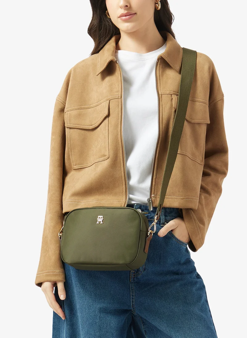تومي هيلفيغر حقيبة كاميرا كروس بودي بشريط قماشي