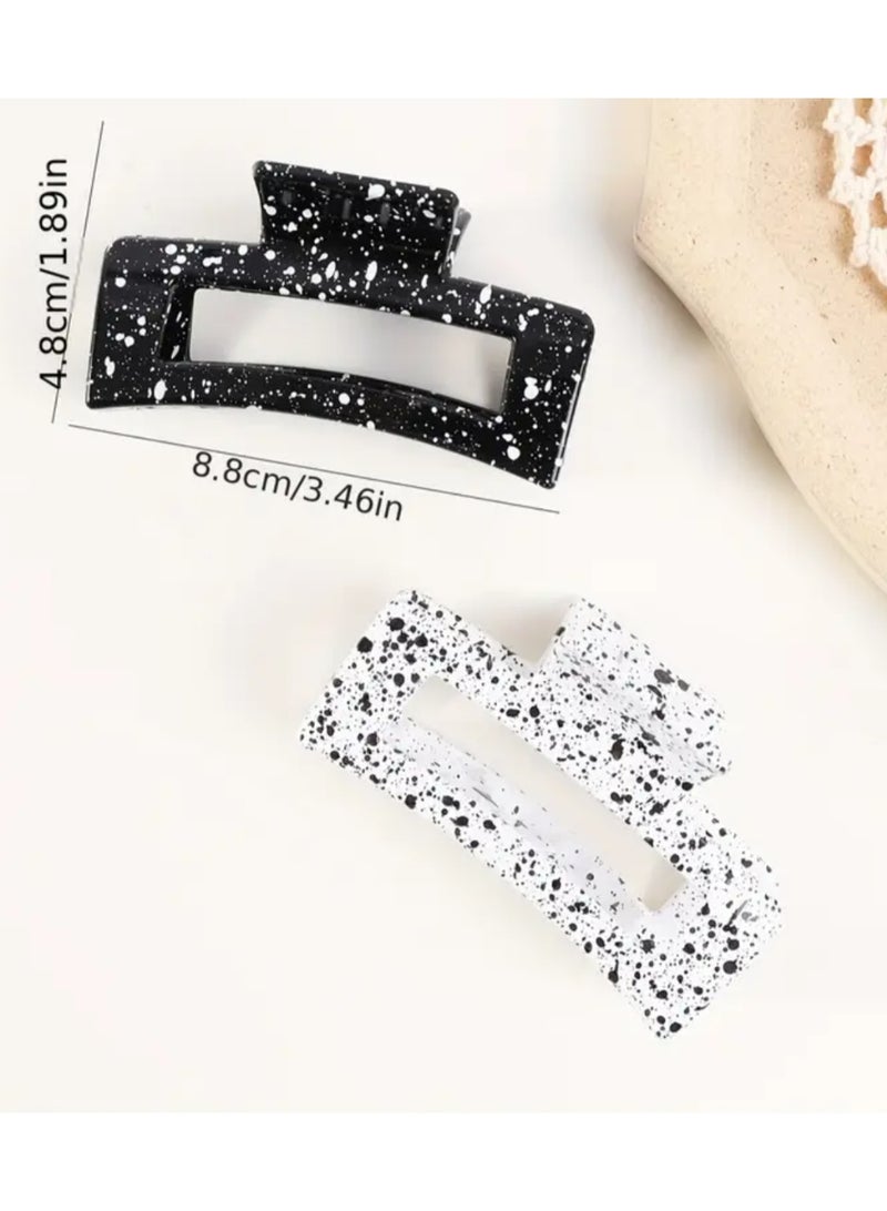 2 Women's Hair Clips, Elegant Medium Size - Anti-slip hair accessories with a strong hold, featuring fashionable styles. Women's accessories. - Image 2