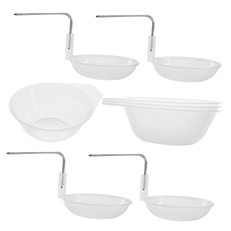 Portable 4pcs PP Camping Bowl and Spoon Set Lightweight Outdoor Utensils for Hiking - Image 2
