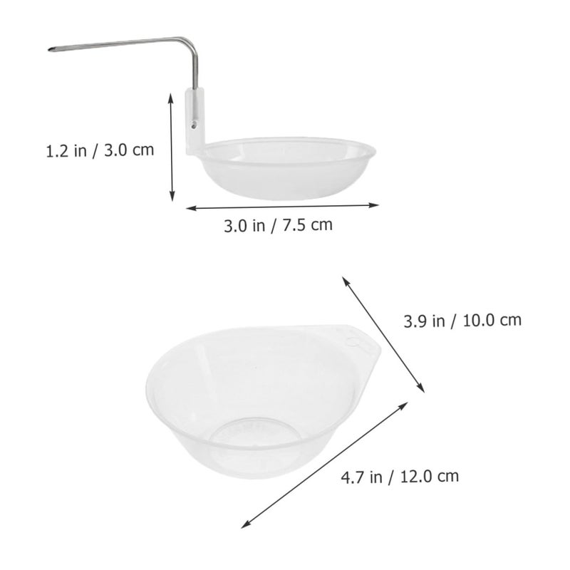 Portable 4pcs PP Camping Bowl and Spoon Set Lightweight Outdoor Utensils for Hiking - Image 3