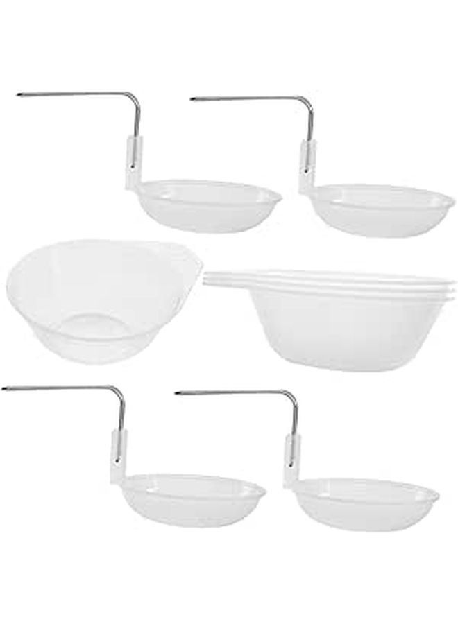 Portable 4pcs PP Camping Bowl and Spoon Set Lightweight Outdoor Utensils for Hiking - Image 1