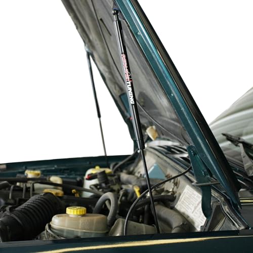 Redline Tuning 21-20001-02 Hood QuickLIFT Plus System Compatible with Jeep Cherokee 1986-2001 (All Black Components) - Image 2