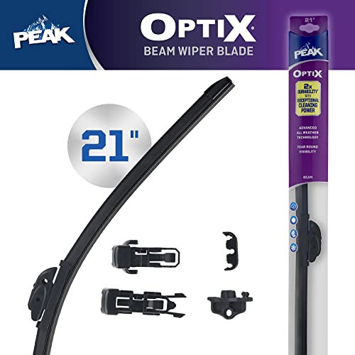 PEAK Optix Beam Wiper Blade, All-Weather Windshield Wiper Blade, Auto Replacement Part, 21", Pack of 1 - Image 2